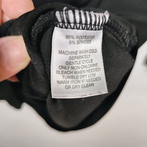 White House Black Market Women's Medium Ruffle V Neck Blouse - Picture 6 of 7